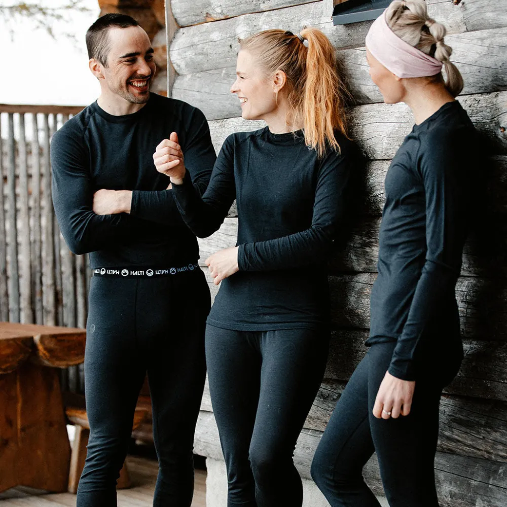 Halti Juoksuvaatteet|Treenivaatteet<Pihka Naisten Merinoaluspaita